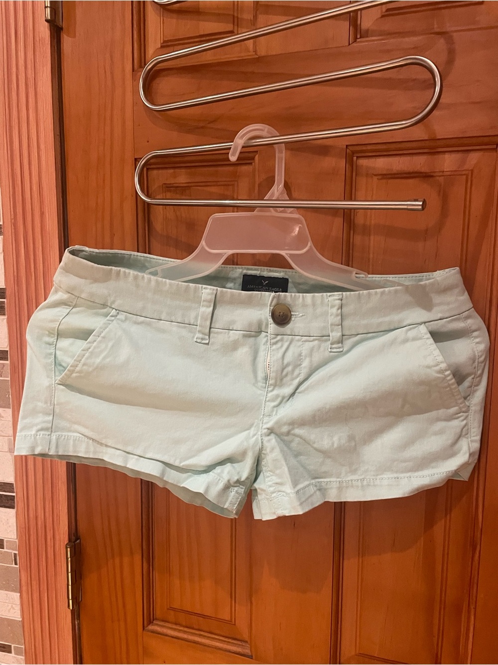 American Eagle Outfitters Mint Green Women's Casual Shorts